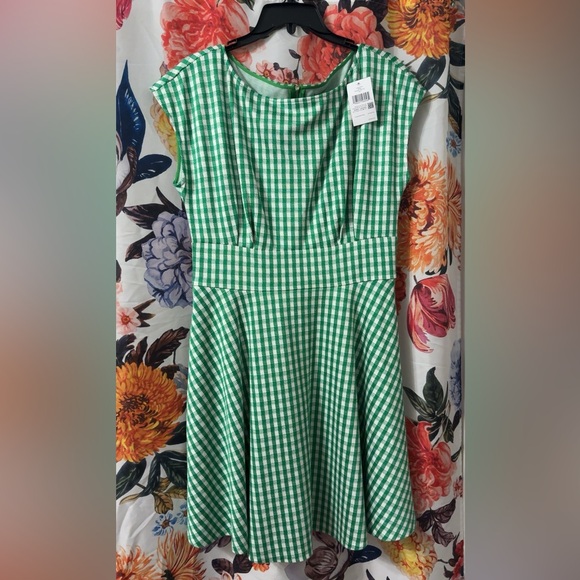 kate spade Dresses & Skirts - Kate Spade Jazzy Gingham Ponte Fiorella Dress NWT